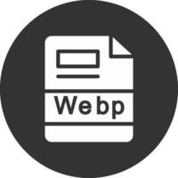 webp creativo icono diseño vector