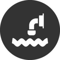 Waste Water Creative Icon Design vector