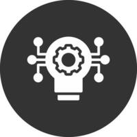Technology Disruption Creative Icon Design vector