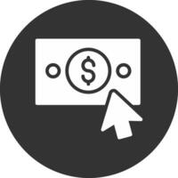 diseño de icono creativo de pago por clic vector