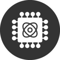 Quantum Technology Creative Icon Design vector