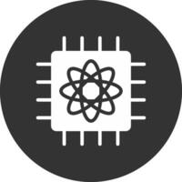 Quantum Computer Creative Icon Design vector