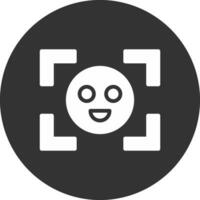 Face Detection Creative Icon Design vector