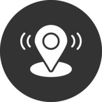 Location Pin Creative Icon Design vector