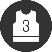 Basketball Jersey Creative Icon Design vector