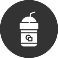 Iced Coffee Creative Icon Design vector