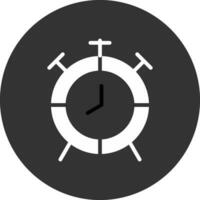 Alarm Clock Creative Icon Design vector