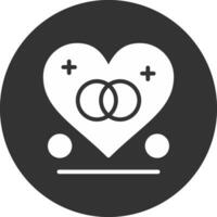 Glyph Round Circle Multicolor Design vector