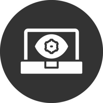 Computer Vision Creative Icon Design vector