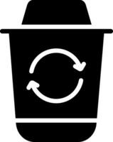 Recycle Bin Creative Icon Design vector