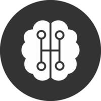 Humanoid Robot Creative Icon Design vector
