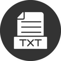 Txt Creative Icon Design vector