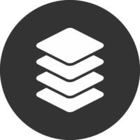 Layers Creative Icon Design vector