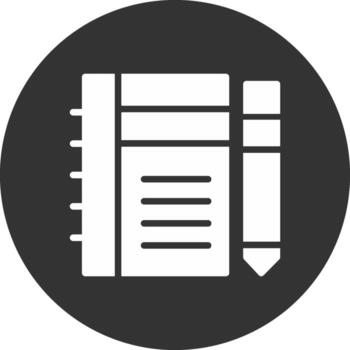 Diary Study Creative Icon Design vector