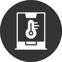 Smart Temperature Creative Icon Design vector