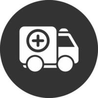 Ambulance Creative Icon Design vector