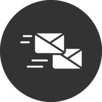 Mass Mailing Creative Icon Design vector