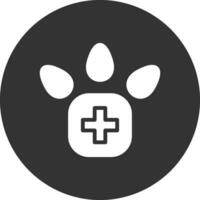 Veterinary Foot Creative Icon Design vector