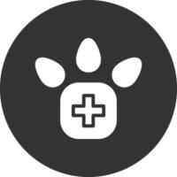 Veterinary Foot Creative Icon Design vector