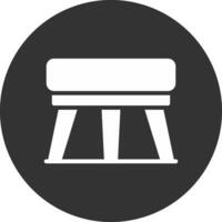 Stool Creative Icon Design vector