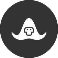 diseño de icono creativo de sombrero vector