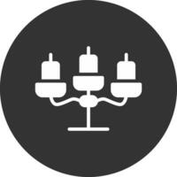 diseño de icono creativo de candelabros vector