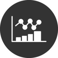Bar Chart Creative Icon Design vector