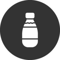 Leche botella creativo icono diseño vector