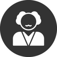 Old Man Creative Icon Design vector