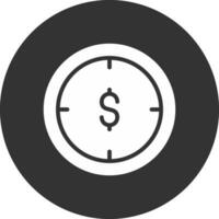diseño de icono creativo de hora de dinero vector
