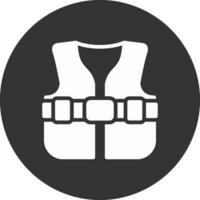 Life Jacket Creative Icon Design vector