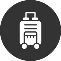 Travel Bag Creative Icon Design vector