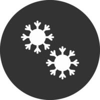 diseño de icono creativo de copo de nieve vector