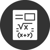 Maths Creative Icon Design vector