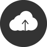 Cloud Upload Creative Icon Design vector