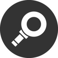 Magnifying Creative Icon Design vector