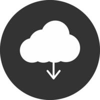 Cloud Download Creative Icon Design vector