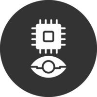 Eye Augmentation Creative Icon Design vector