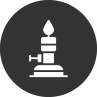 Bunsen Burner Creative Icon Design vector