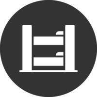 Bunk Bed Creative Icon Design vector