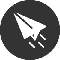 Paper Plane Creative Icon Design vector