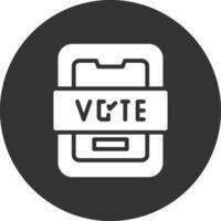 votar diseño de icono creativo vector