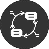 Continuous Cycle Creative Icon Design vector