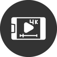 Video Streaming Creative Icon Design vector