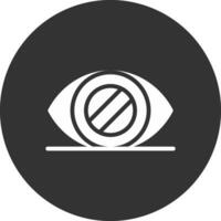 Glaucoma Creative Icon Design vector