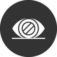 Glaucoma Creative Icon Design vector