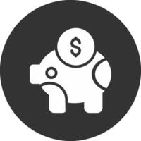 Piggy Bank Creative Icon Design vector