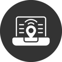 Digital Nomad Hub Creative Icon Design vector
