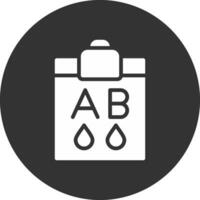 Blood Type Ab Creative Icon Design vector