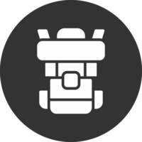 diseño de icono creativo de mochila vector